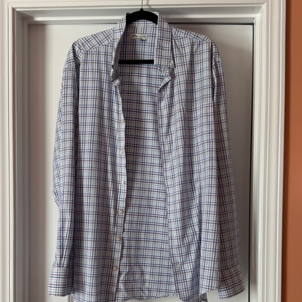 EUC Peter Millar Summer Comfort Button Up Shirt